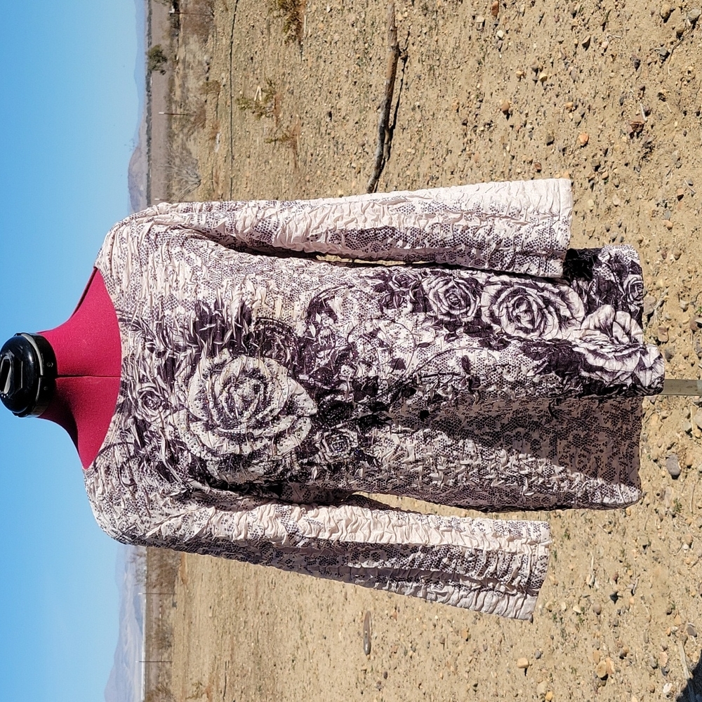 Gorgeous Stretchy Tunic Snake & Rose's by Cactus XL X Large Bling